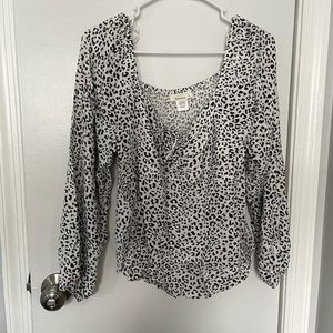 Long sleeve blouse